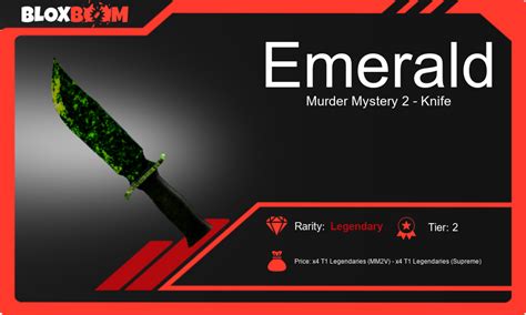  Emerald Knife MM2 Value 
